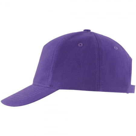 Бейсболка LONG BEACH, темно-фиолетовая купить с нанесением логотипа оптом на заказ в интернет-магазине Санкт-Петербург