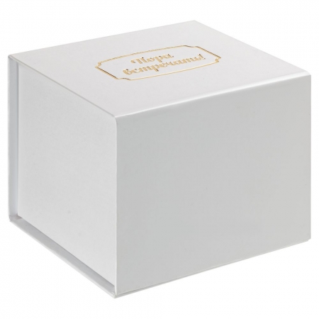 Коробка для елочной игрушки «Пора встречать!» купить с нанесением логотипа оптом на заказ в интернет-магазине Санкт-Петербург