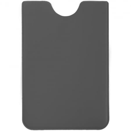 Чехол для карточки Dorset, серый купить с нанесением логотипа оптом на заказ в интернет-магазине Санкт-Петербург
