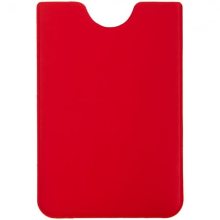 Чехол для карточки Dorset, красный купить с нанесением логотипа оптом на заказ в интернет-магазине Санкт-Петербург