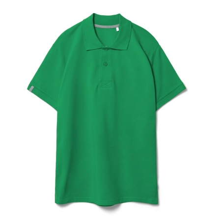 Рубашка поло мужская Virma Premium, зеленая купить с нанесением логотипа оптом на заказ в интернет-магазине Санкт-Петербург