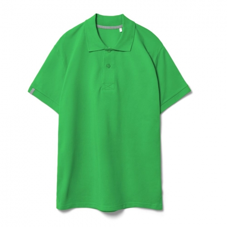 Рубашка поло мужская Virma Premium, зеленое яблоко купить с нанесением логотипа оптом на заказ в интернет-магазине Санкт-Петербург