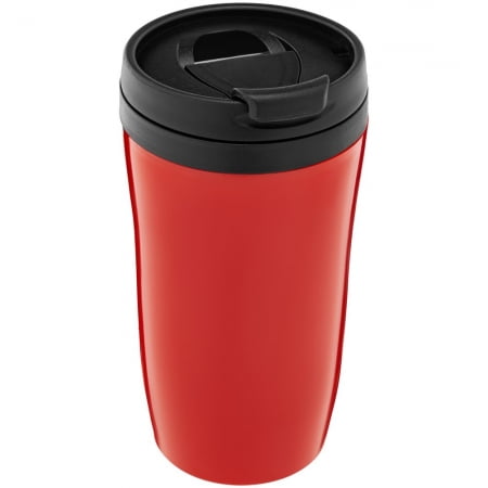 Термостакан Sagga, красный купить с нанесением логотипа оптом на заказ в интернет-магазине Санкт-Петербург