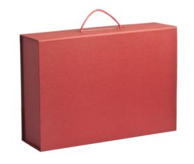 Коробка Case, подарочная, красная купить оптом с нанесение логотипа в Санкт-Петербурге