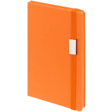 Блокнот Shall Direct, оранжевый купить с нанесением логотипа оптом на заказ в интернет-магазине Санкт-Петербург