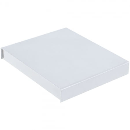 Коробка под блокнот и ручку Shade, белая купить с нанесением логотипа оптом на заказ в интернет-магазине Санкт-Петербург