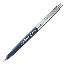 Ручка шариковая Senator Point Metal, синяя купить с нанесением логотипа оптом на заказ в интернет-магазине Санкт-Петербург