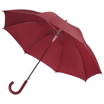 Зонт-трость Unit Promo, бордовый купить с нанесением логотипа оптом на заказ в интернет-магазине Санкт-Петербург