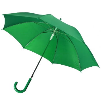 Зонт-трость Unit Promo, зеленый купить с нанесением логотипа оптом на заказ в интернет-магазине Санкт-Петербург