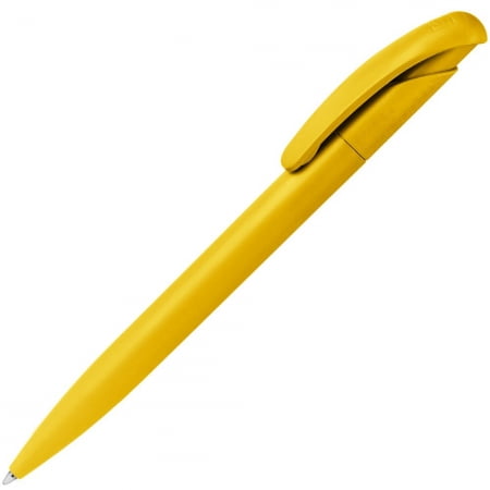 Ручка шариковая Nature Plus Matt, желтая купить с нанесением логотипа оптом на заказ в интернет-магазине Санкт-Петербург