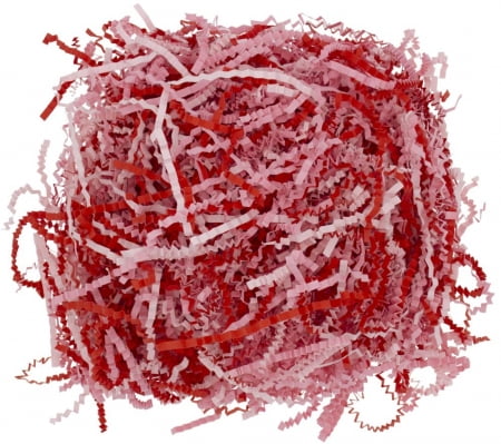 Бумажный наполнитель Chip Mix, красный с розовым купить с нанесением логотипа оптом на заказ в интернет-магазине Санкт-Петербург