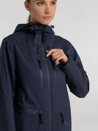 Куртка унисекс Kokon, темно-синяя купить с нанесением логотипа оптом на заказ в интернет-магазине Санкт-Петербург
