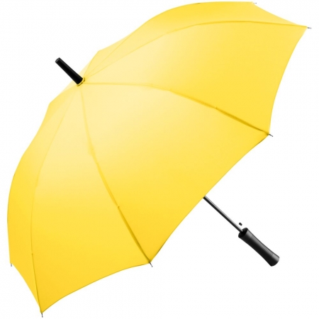 Зонт-трость Lanzer, желтый купить с нанесением логотипа оптом на заказ в интернет-магазине Санкт-Петербург