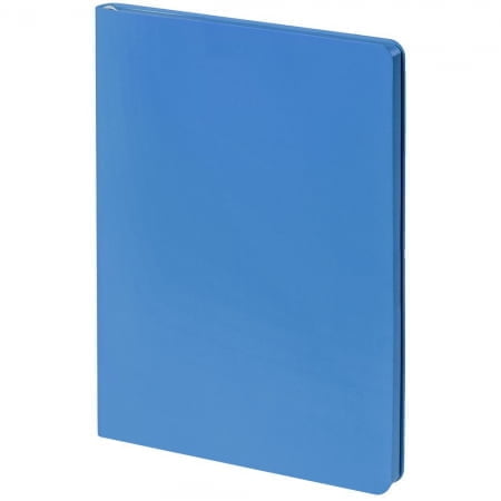 Блокнот Flex Shall, голубой купить с нанесением логотипа оптом на заказ в интернет-магазине Санкт-Петербург
