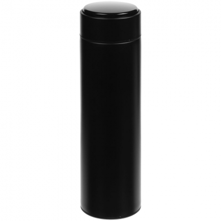 Смарт-бутылка Long Therm, черная купить с нанесением логотипа оптом на заказ в интернет-магазине Санкт-Петербург