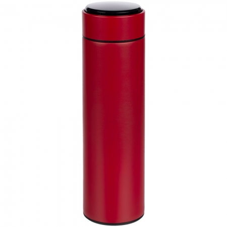 Смарт-бутылка Long Therm, красная купить с нанесением логотипа оптом на заказ в интернет-магазине Санкт-Петербург