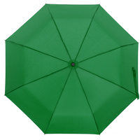 Зонт складной Monsoon, зеленый купить с нанесением логотипа оптом на заказ в интернет-магазине Санкт-Петербург
