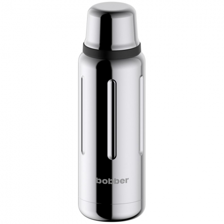 Термос Flask 470, вакуумный, стальной зеркальный купить с нанесением логотипа оптом на заказ в интернет-магазине Санкт-Петербург