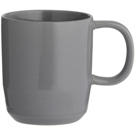 Чашка Cafe Concept, темно-серая купить с нанесением логотипа оптом на заказ в интернет-магазине Санкт-Петербург