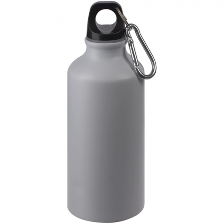 Бутылка для воды Funrun 400, серая купить с нанесением логотипа оптом на заказ в интернет-магазине Санкт-Петербург