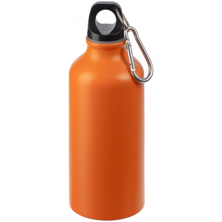 Бутылка для воды Funrun 400, оранжевая купить с нанесением логотипа оптом на заказ в интернет-магазине Санкт-Петербург