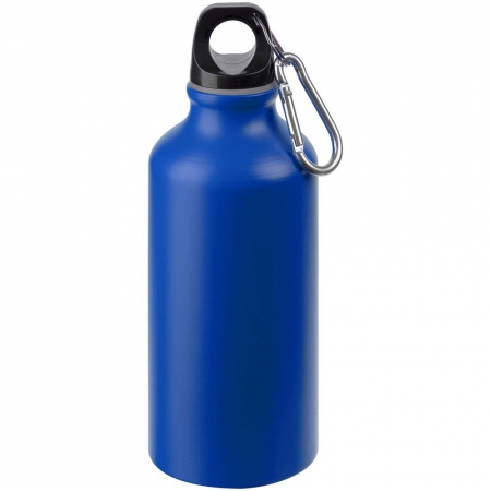 Бутылка для воды Funrun 400, синяя купить с нанесением логотипа оптом на заказ в интернет-магазине Санкт-Петербург
