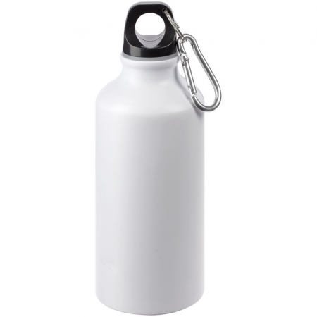 Бутылка для воды Funrun 400, белая купить с нанесением логотипа оптом на заказ в интернет-магазине Санкт-Петербург