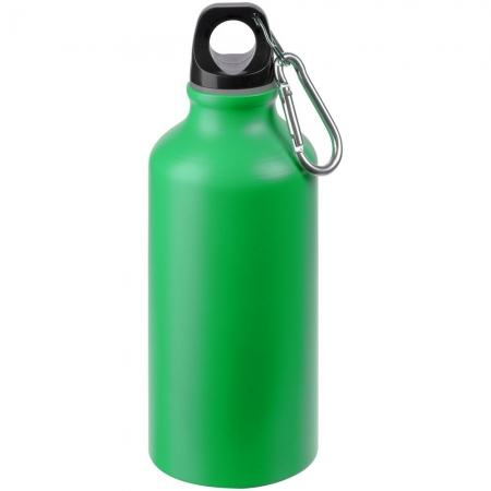 Бутылка для воды Funrun 400, зеленая купить с нанесением логотипа оптом на заказ в интернет-магазине Санкт-Петербург