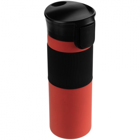 Термостакан Tralee XL, красный купить с нанесением логотипа оптом на заказ в интернет-магазине Санкт-Петербург
