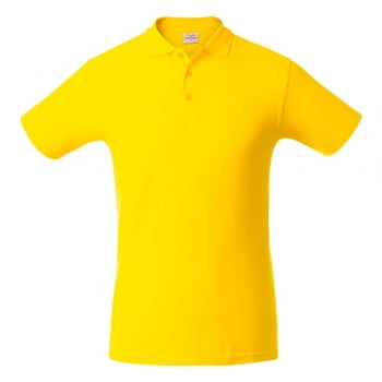 Рубашка поло мужская SURF, желтая купить с нанесением логотипа оптом на заказ в интернет-магазине Санкт-Петербург