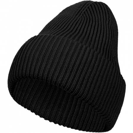 Шапка Flette, черная купить с нанесением логотипа оптом на заказ в интернет-магазине Санкт-Петербург