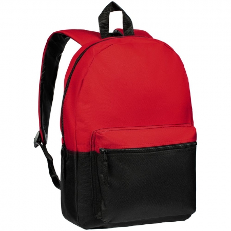 Рюкзак Base Up, черный с красным купить с нанесением логотипа оптом на заказ в интернет-магазине Санкт-Петербург