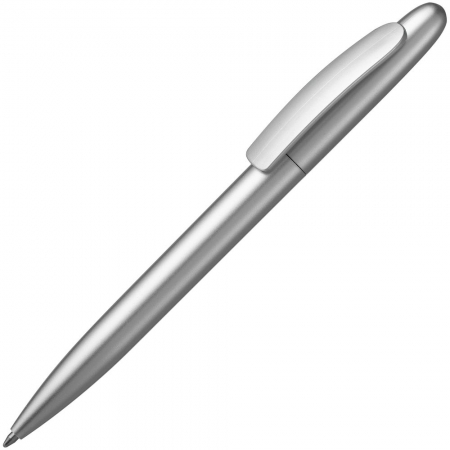 Ручка шариковая Moor Silver, серебристая купить с нанесением логотипа оптом на заказ в интернет-магазине Санкт-Петербург