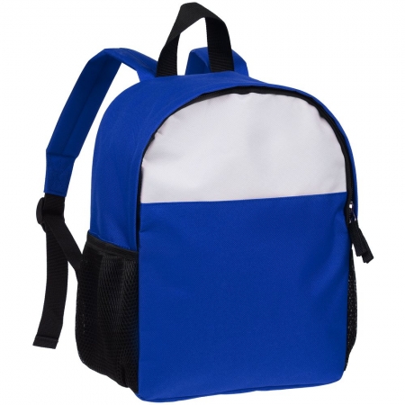 Детский рюкзак Comfit, белый с синим купить с нанесением логотипа оптом на заказ в интернет-магазине Санкт-Петербург