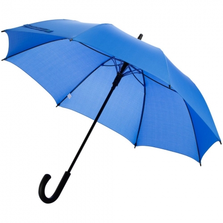 Зонт-трость Undercolor с цветными спицами, голубой купить с нанесением логотипа оптом на заказ в интернет-магазине Санкт-Петербург