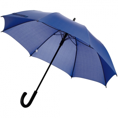 Зонт-трость Undercolor с цветными спицами, синий купить с нанесением логотипа оптом на заказ в интернет-магазине Санкт-Петербург