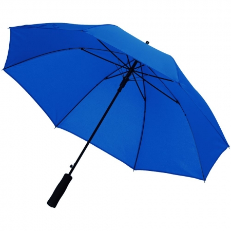 Зонт-трость Color Play, синий купить с нанесением логотипа оптом на заказ в интернет-магазине Санкт-Петербург