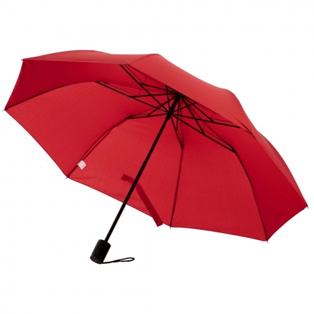Зонт складной Rain Spell, красный купить с нанесением логотипа оптом на заказ в интернет-магазине Санкт-Петербург