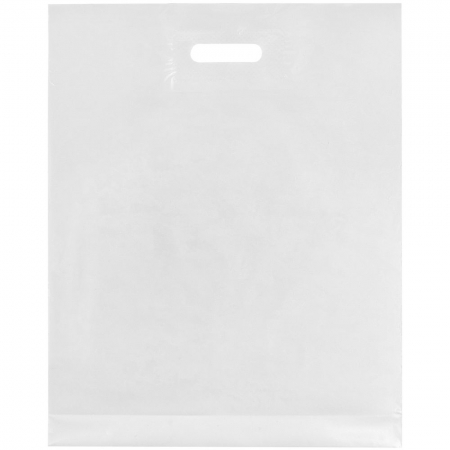 Пакет полиэтиленовый Draft, средний, белый купить с нанесением логотипа оптом на заказ в интернет-магазине Санкт-Петербург