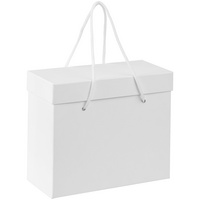 Коробка Handgrip, малая, белая купить с нанесением логотипа оптом на заказ в интернет-магазине Санкт-Петербург