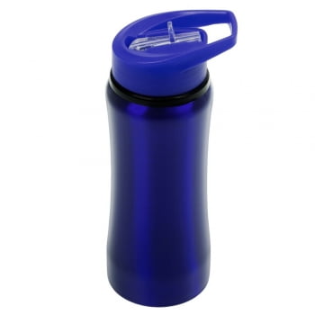 Спортивная бутылка Marathon, синяя купить с нанесением логотипа оптом на заказ в интернет-магазине Санкт-Петербург