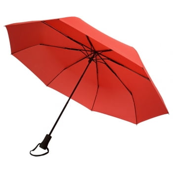 Зонт складной Hogg Trek, красный купить с нанесением логотипа оптом на заказ в интернет-магазине Санкт-Петербург