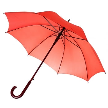 Зонт-трость Unit Standard, красный купить с нанесением логотипа оптом на заказ в интернет-магазине Санкт-Петербург
