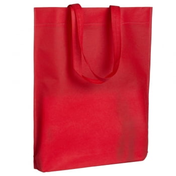 Сумка для покупок Span 70, красная купить с нанесением логотипа оптом на заказ в интернет-магазине Санкт-Петербург
