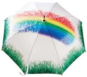 Зонт проявляющийся с рисунком «Радуга» купить оптом с нанесение логотипа в Санкт-Петербурге