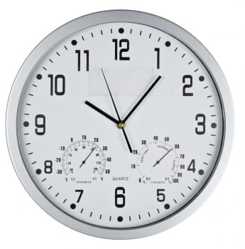 Часы настенные INSERT2, белые купить с нанесением логотипа оптом на заказ в интернет-магазине Санкт-Петербург