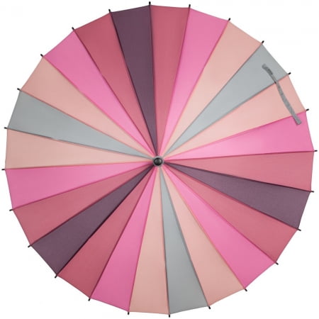 Зонт-трость «Спектр», розовый купить с нанесением логотипа оптом на заказ в интернет-магазине Санкт-Петербург