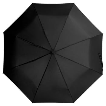 Зонт складной Unit Basic, черный купить с нанесением логотипа оптом на заказ в интернет-магазине Санкт-Петербург