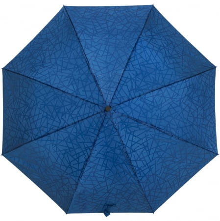 Складной зонт Magic с проявляющимся рисунком, синий купить с нанесением логотипа оптом на заказ в интернет-магазине Санкт-Петербург