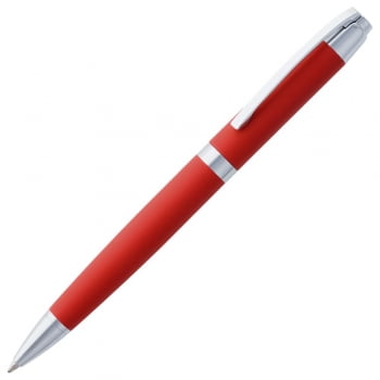 Ручка шариковая Razzo Chrome, красная купить с нанесением логотипа оптом на заказ в интернет-магазине Санкт-Петербург